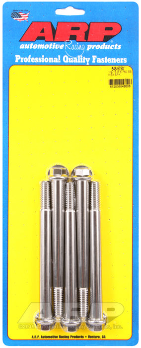 ARP 1/2-13 x 5.750 hex SS bolts