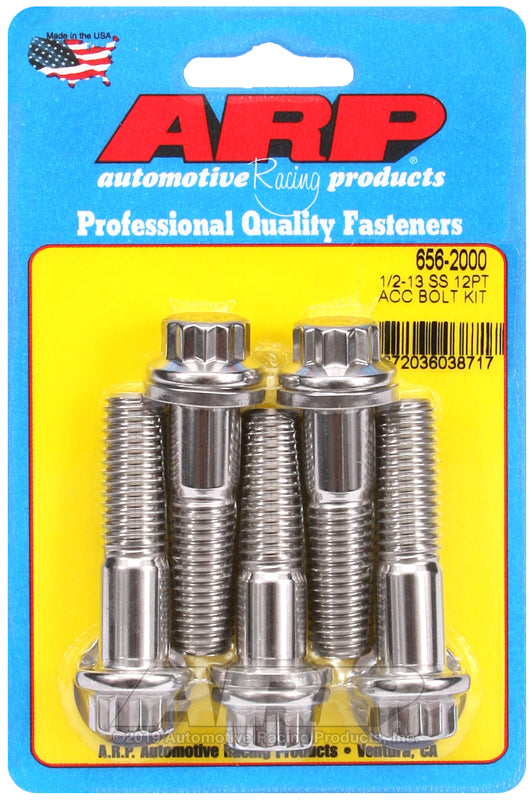 ARP 1/2-13 x 2.000 12pt SS bolts