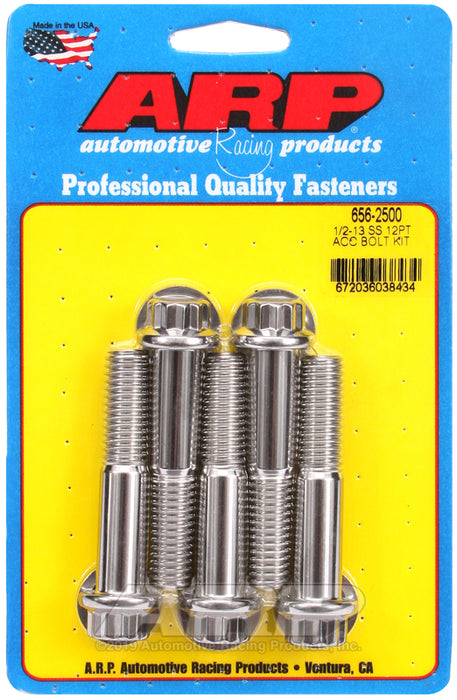ARP 1/2-13 x 2.500 12pt SS bolts