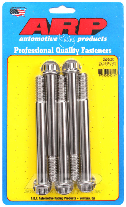 ARP 1/2-13 x 5.000 12pt SS bolts