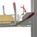 Katool KT-4H850 4 Post 8,500lb Heavy Duty Car Lift up close image of the locking arm.