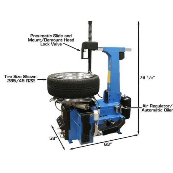 Atlas TC755 Tire Changer + WB49-2 Wheel Balancer Combo Package - Mechanic Super Store