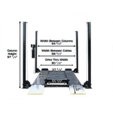 Atlas Garage PRO8000EXT 4 Post Lift + RJ35 Sliding Jacks Combo