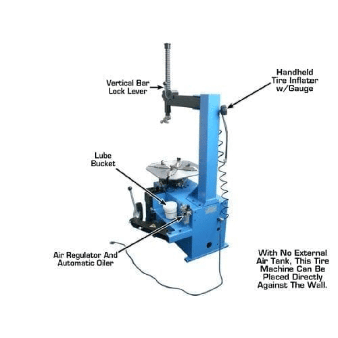 Atlas TC221 Tire Changer + WB11 Wheel Balancer Economy Combo Package