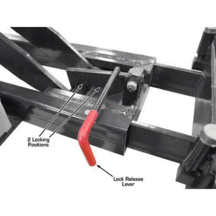Atlas 412 12,000 lb Commercial 4-Post Lift + RJ6 Jacks Combo - Mechanic Super Store
