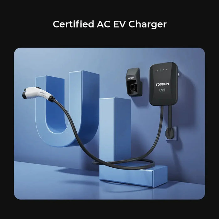 Topdon USA PulseQ AC Home Smart Electric Car Charger - Mechanic Super Store