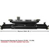 Atlas 414 14,000 lb Commercial 4-Post Lift + RJ8 Rolling Bridge Jacks Combo