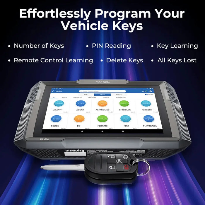 Topdon USA UltraDiag 2-in-1 Diagnostic Scanner & Key Programmer Tool - Mechanic Super Store