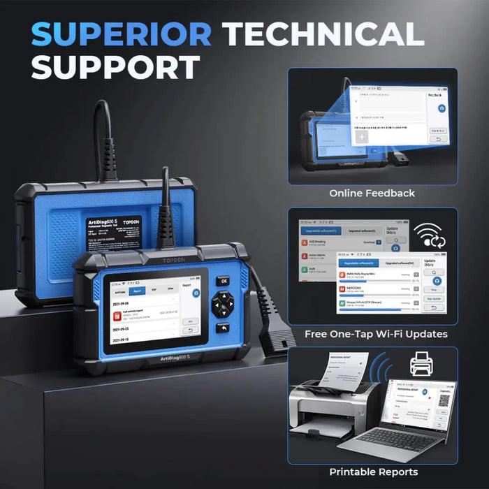 Topdon USA ArtiDiag600 S Mid-Level Diagnostic Scanner - Mechanic Super Store