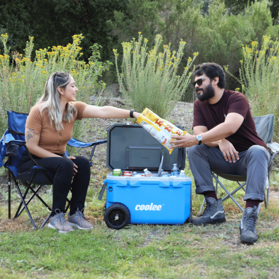 Coolee CL-50R - Ultimate Portable Air Conditioner and Drink Cooler