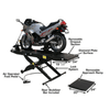 Atlas Cyclelift Air Operated 1,000 lb Capacity Motorcycle Lift