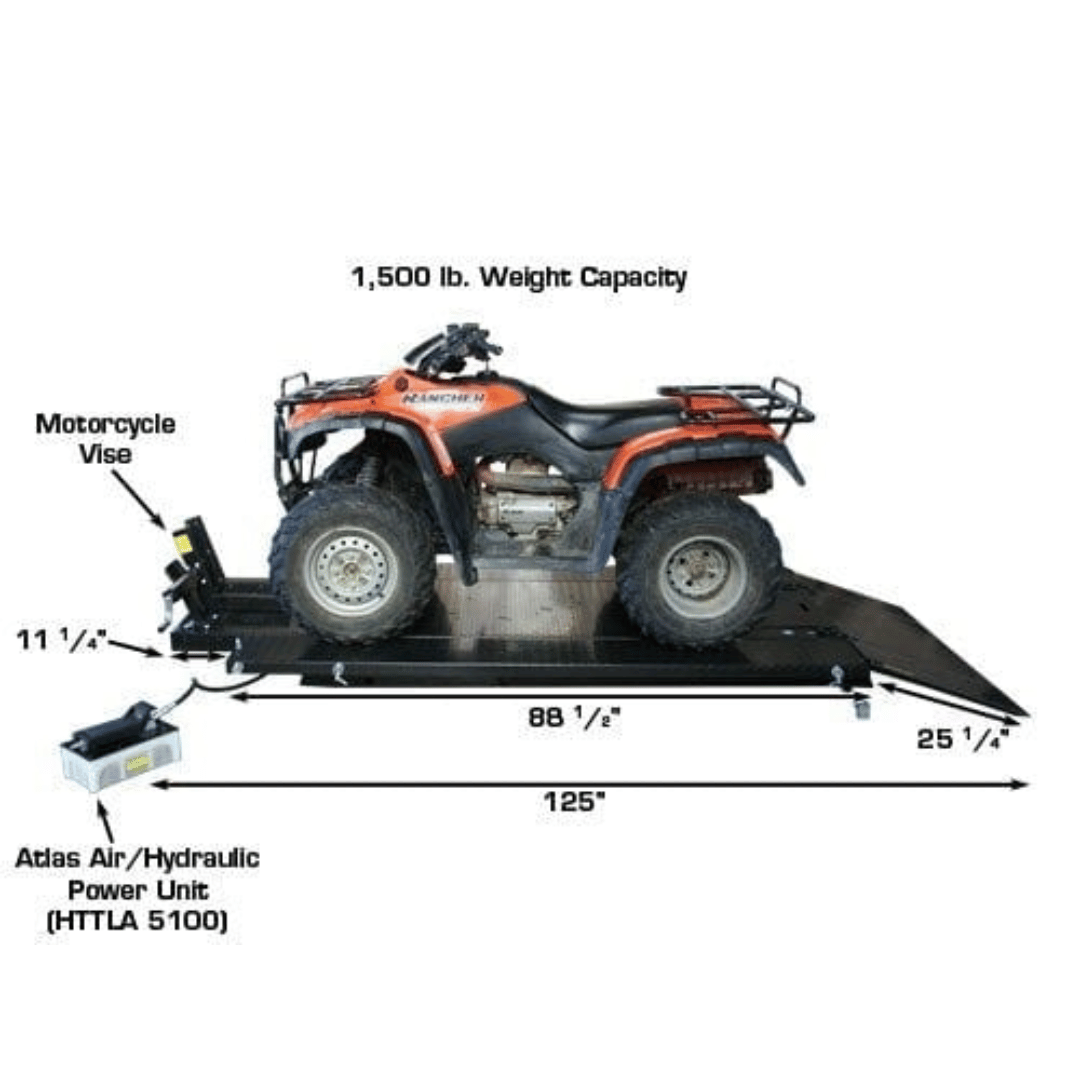 Atlas HI-RISE 1500 Motorcycle/ATV 1,500 lb Capacity Lift