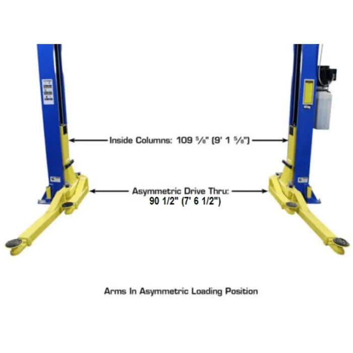 Atlas PRO-9D 9,000 lb 2 Post Overhead Lift - Mechanic Super Store