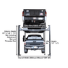 Atlas Garage PRO8000EXT-L 4 Post Lift + RJ35 Sliding Jacks Combo