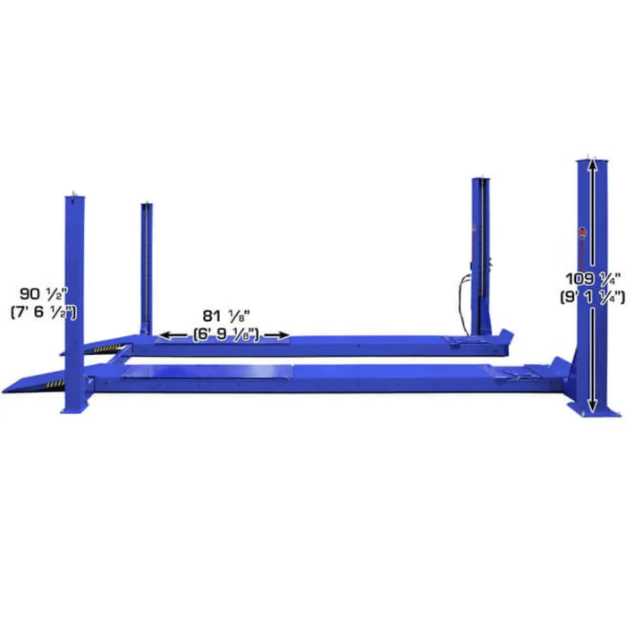 Atlas Platinum PVL14OF-EXT 14000 lb Certified Alignment Lift - Mechanic Super Store
