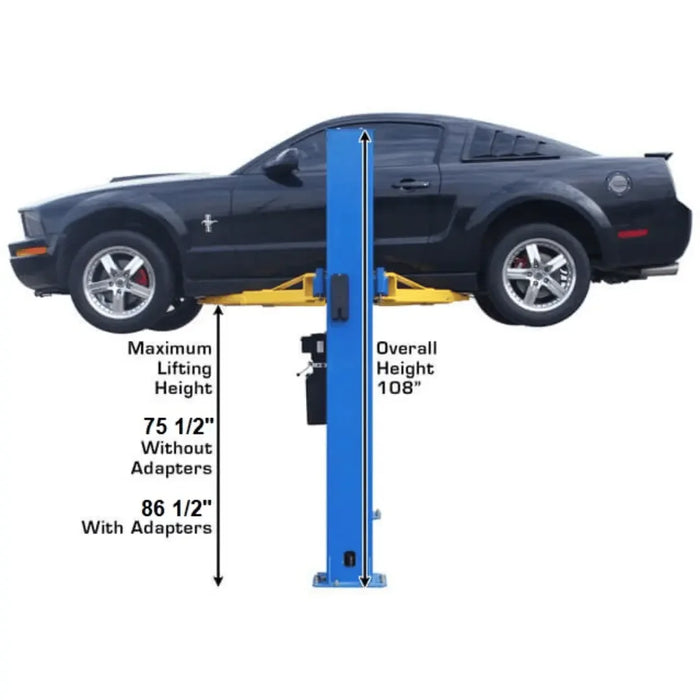 Atlas BP8000 8,000 lb Capacity Baseplate 2 Post Lift - Mechanic Super Store