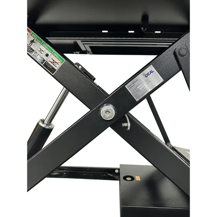 iDEAL U-2200IEH-XR-BLK Electric / Hydraulic UTV Lift Bench - Mechanic Super Store