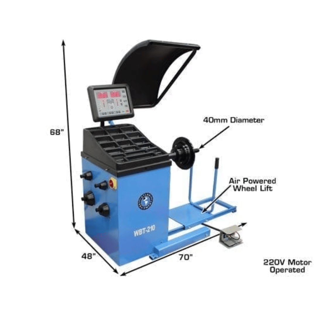 Atlas TC306 Tire Changer + WBT-210 Wheel Balancer Combo Package