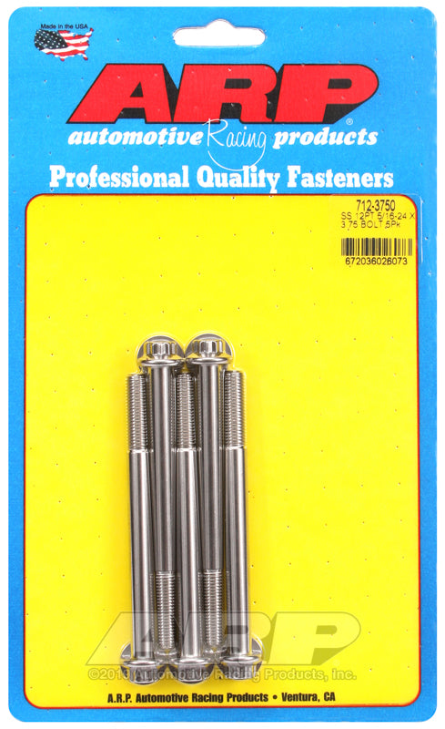 ARP 5/16-24 x 3.750 12pt SS bolts