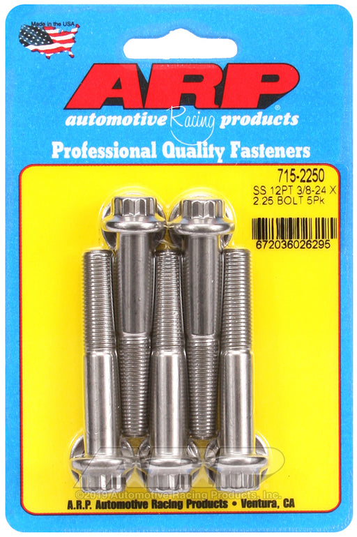ARP 3/8-24 x 2.250 12pt 7/16 wrenching SS bolts