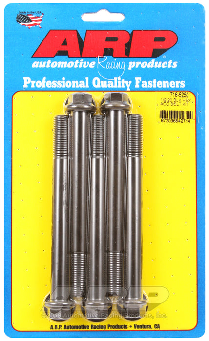 ARP 1/2-20 x 5.250 hex black oxide bolts