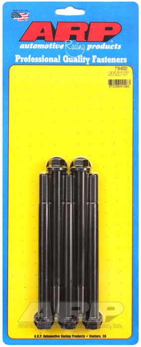 ARP 1/2-20 x 6.000 hex black oxide bolts