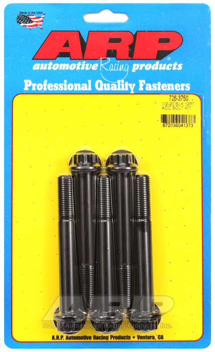 ARP 1/2-20 x 3.750 12pt black oxide bolts