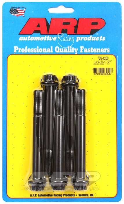 ARP 1/2-20 x 4.250 12pt black oxide bolts
