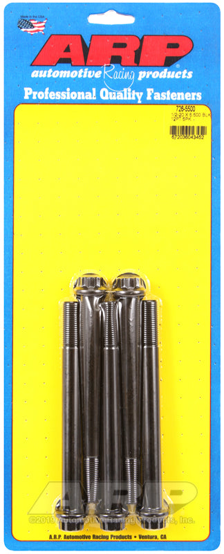 ARP 1/2-20 x 5.500 12pt black oxide bolts