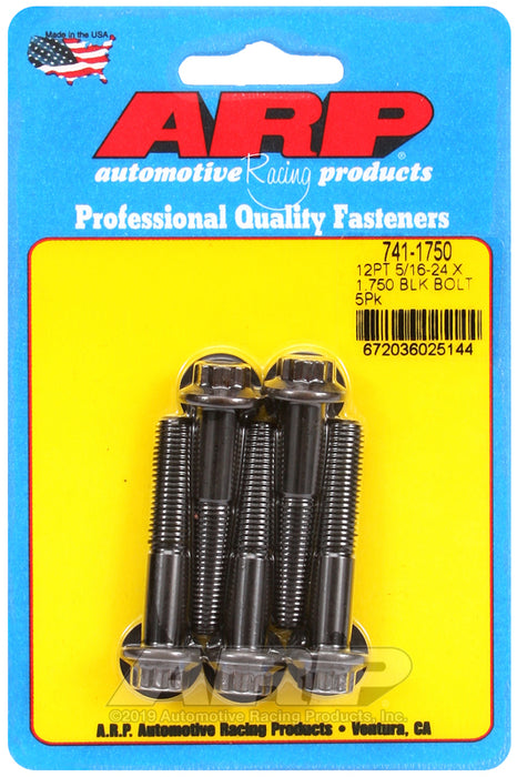 ARP 5/16-24 x 1.750 12pt black oxide bolts