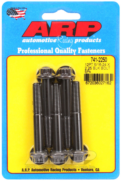 ARP 5/16-24 x 2.250 12pt black oxide bolts