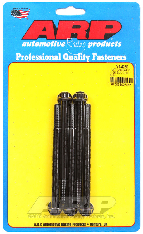 ARP 5/16-24 x 4.250 12pt black oxide bolts
