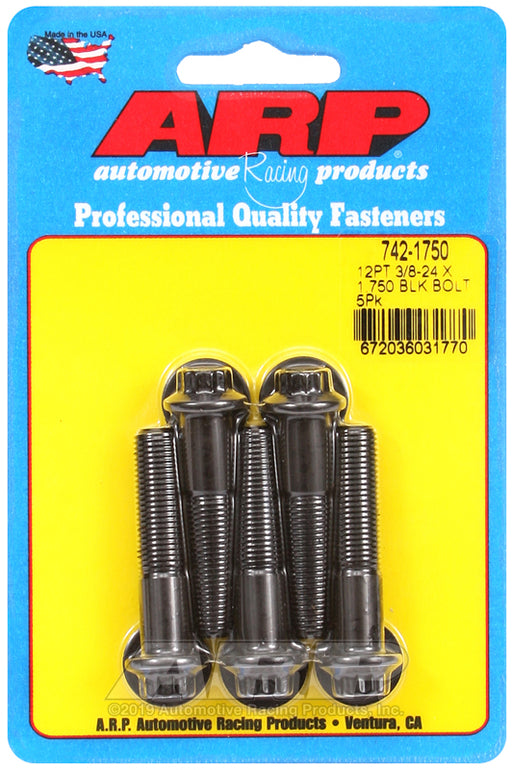 ARP 3/8-24 x 1.750 12pt black oxide bolts