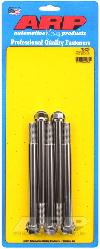 ARP 1/2-20 x 6.000 hex SS bolts