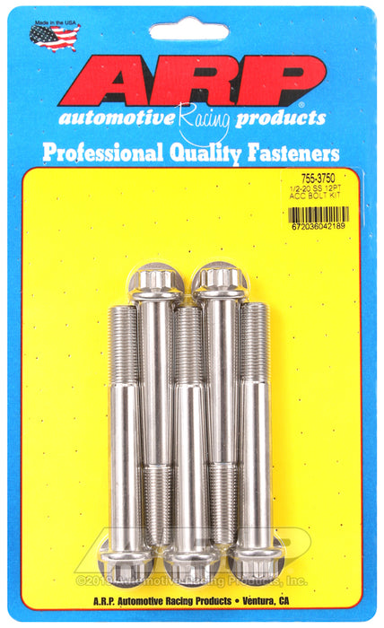 ARP 1/2-20 x 3.750 12pt SS bolts
