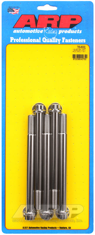 ARP 1/2-20 x 6.000 12pt SS bolts