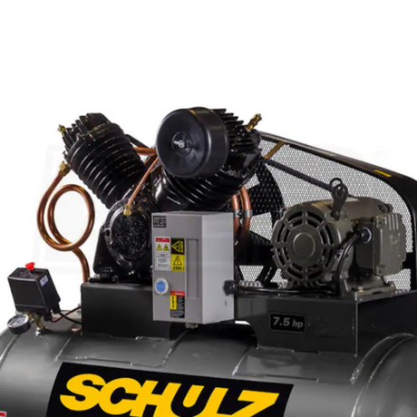 Schulz V-Series 7.5-HP 80-Gallon Two-Stage Air Compressor (208V 3-Phase)