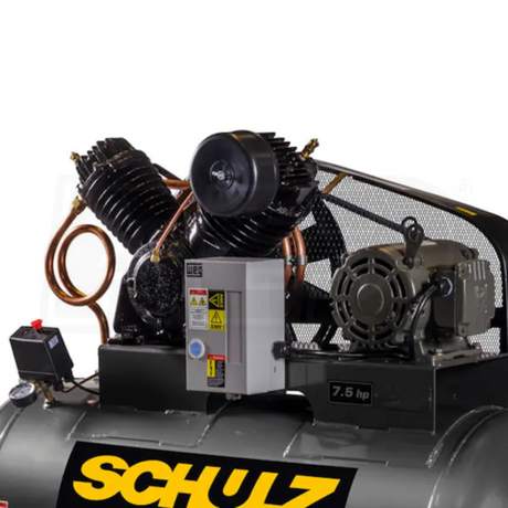 Schulz 7580HV30X-3 V-Series 7.5-HP 80-Gallon Two-Stage Air Compressor (230V 3-Phase)