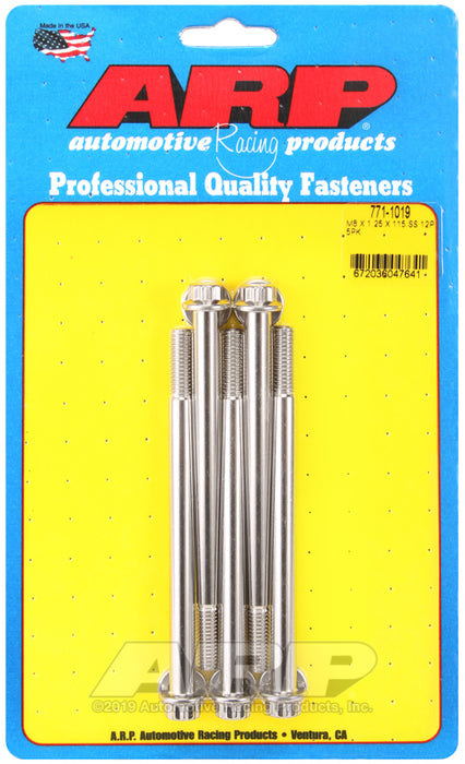 ARP M8 x 1.25 x 115 12pt SS bolts