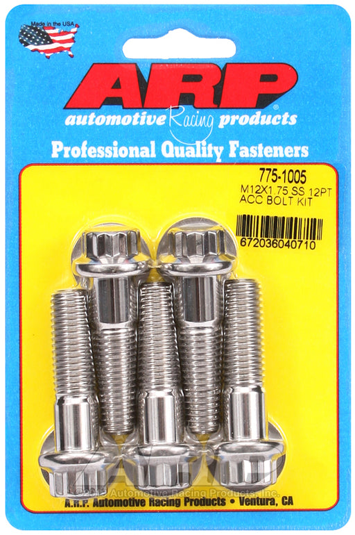 ARP M12 X 1.75 X 45 12pt SS bolts
