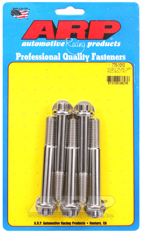 ARP M12 X 1.75 X 90 12pt SS bolts