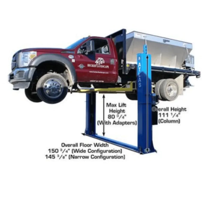 Atlas BP12000X Commercial Grade Baseplate 12,000 lb. Capacity 2 Post Lift - Mechanic Super Store