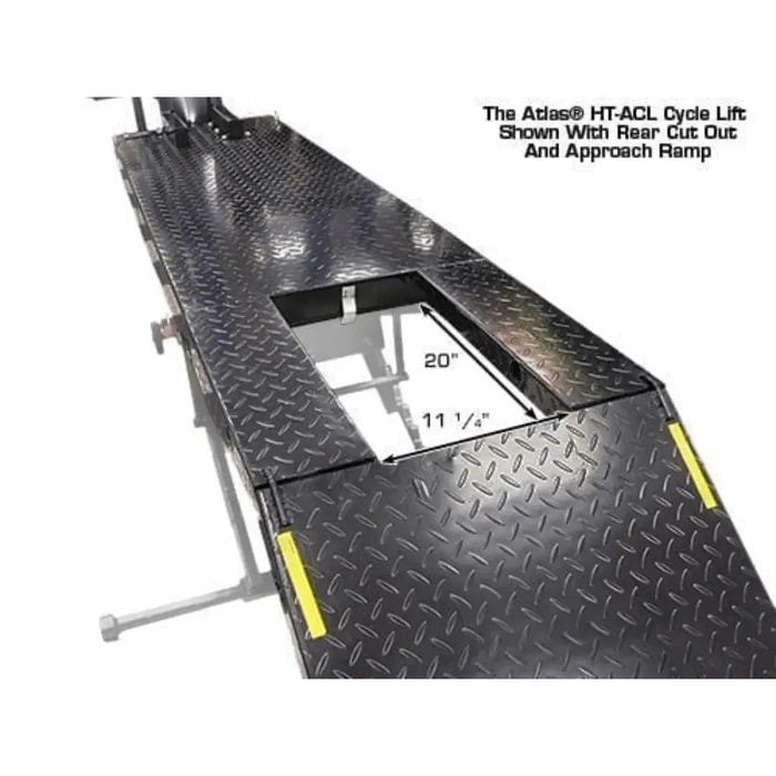 Atlas ACL Air Operated 1,000 lb Capacity Motorcycle Lift with Roller Plate - Mechanic Super Store