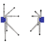 Ideal - TP10KAC-DX 10,000 lb 2 Post Clear Floor - Direct Drive - Bi-Symmetric - 3 Stage - Single Point ALI Certified W/PU