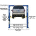 Atlas Commercial Grade Extra Tall 10,000lb 2 Post Lift - Mechanic Super Store