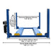Atlas 414A 14,000 lb Commercial Grade 4-Post Alignment Lift Atlas