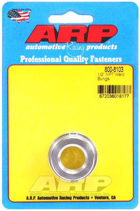 ARP 1/2" NPT aluminum weld bung