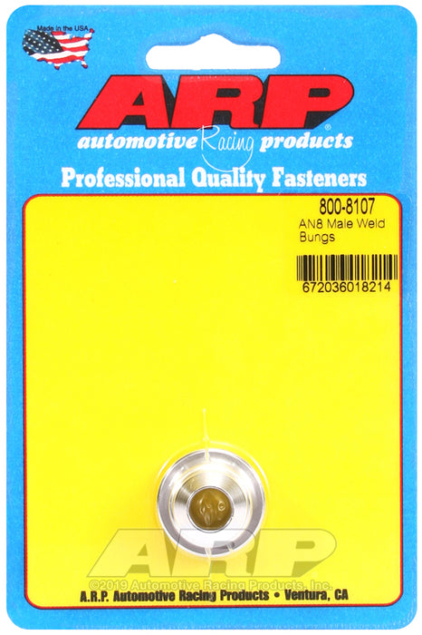 ARP AN8 male aluminum weld bung