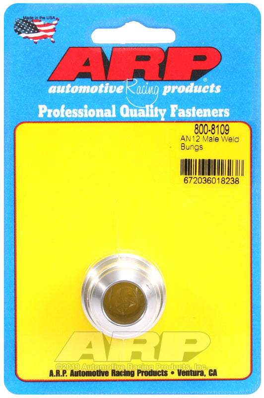 ARP AN12 male aluminum weld bung
