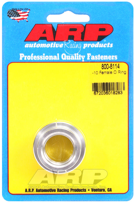 ARP -10 female O ring aluminum weld bung
